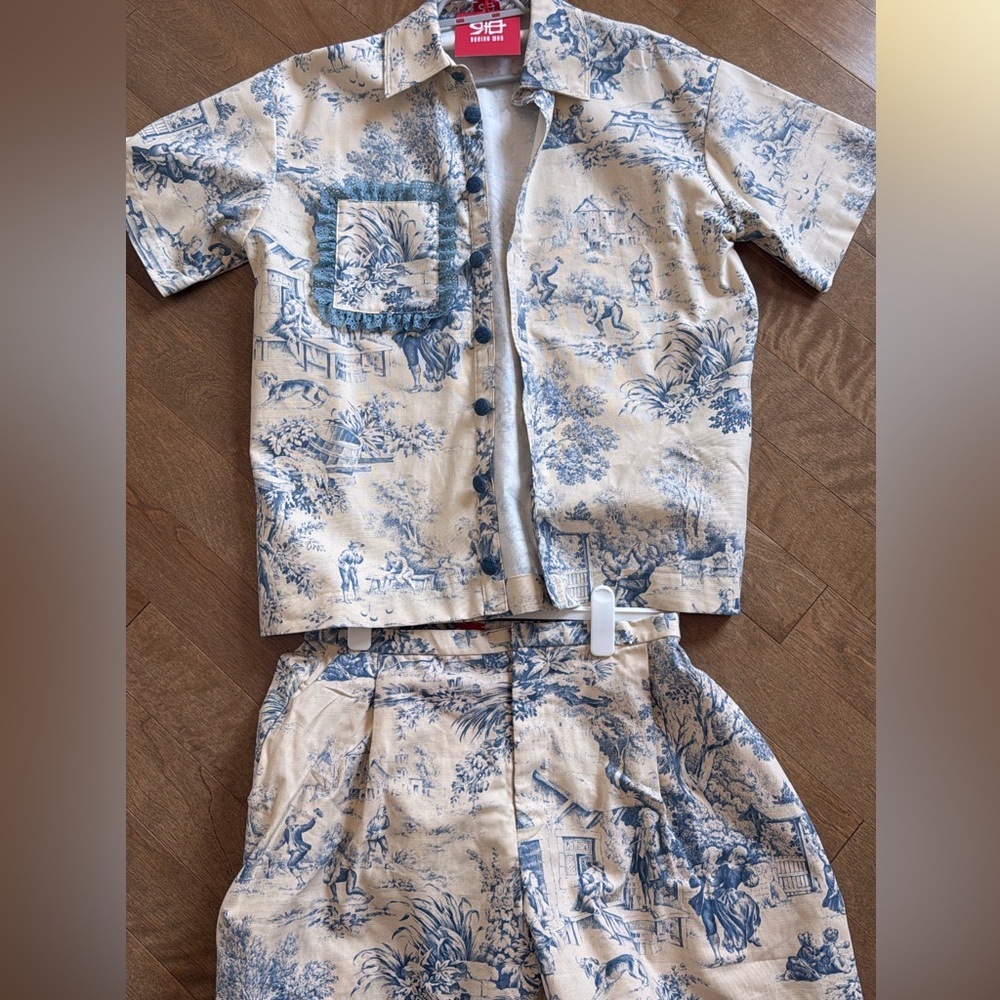 DORIAN WHO Julien Shirt & Shorts (Blue)